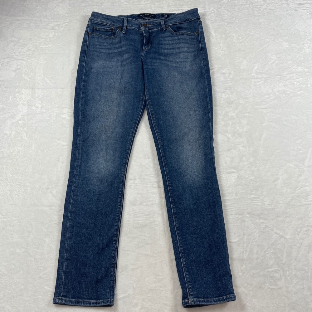 Lucky Brand Lolita Skinny Jeans Womens 6/28 Medium Wash Blue Mid Rise Stretch